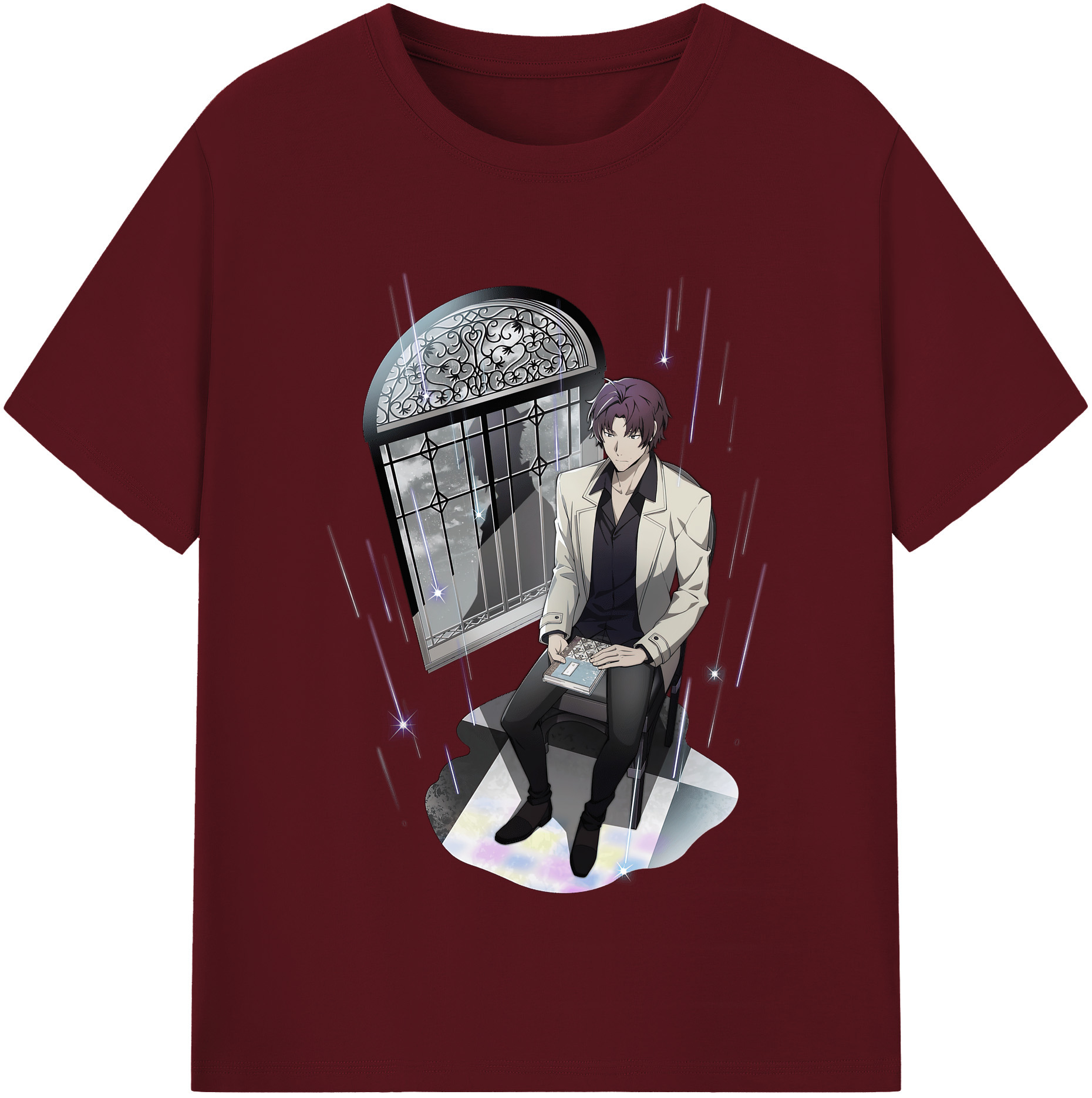 （画像用） 文豪ストレイドッグス Bungo Stray Dogs 綿100％半袖Tシャツ（フロントプリント）